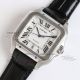 TW Factory Copy Cartier Santos White Dial Men's Watch Upgraded Buckle (2)_th.jpg